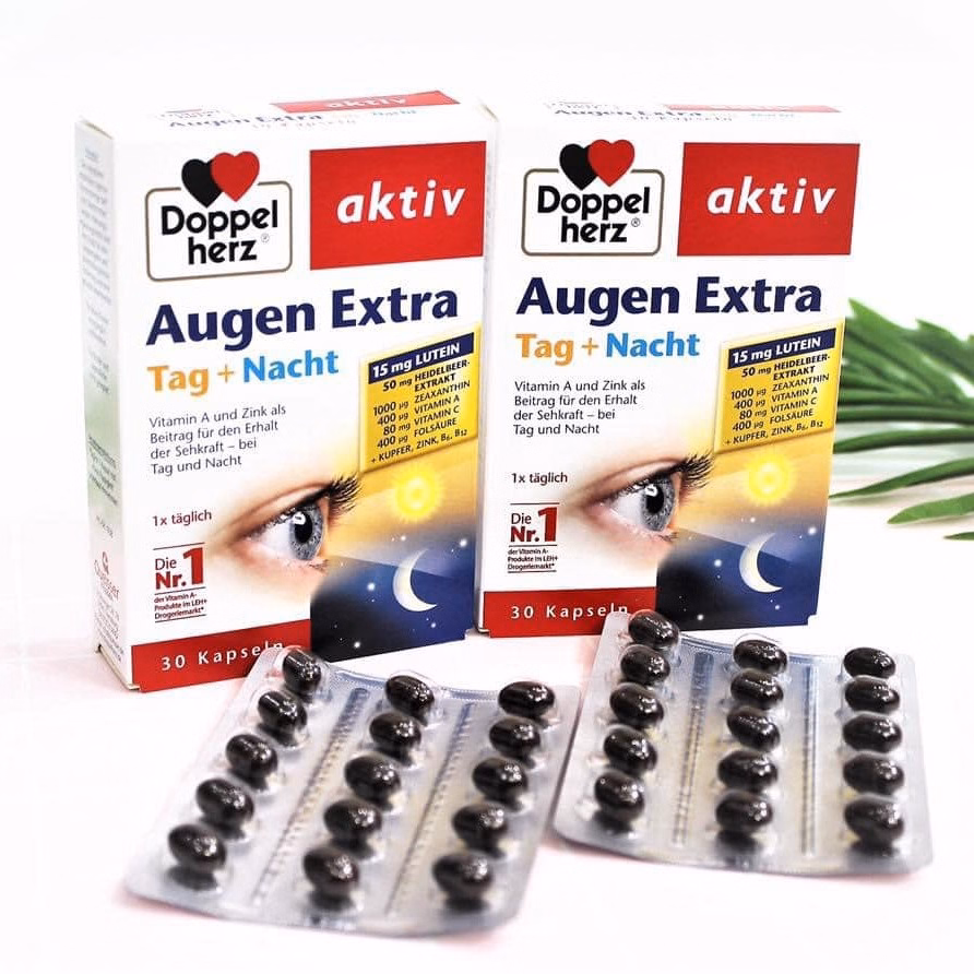 Viên Uống Bổ Mắt, Giảm Nhức Mỏi Mắt Augen Extra Đức - Doppelherz - Ảnh 3