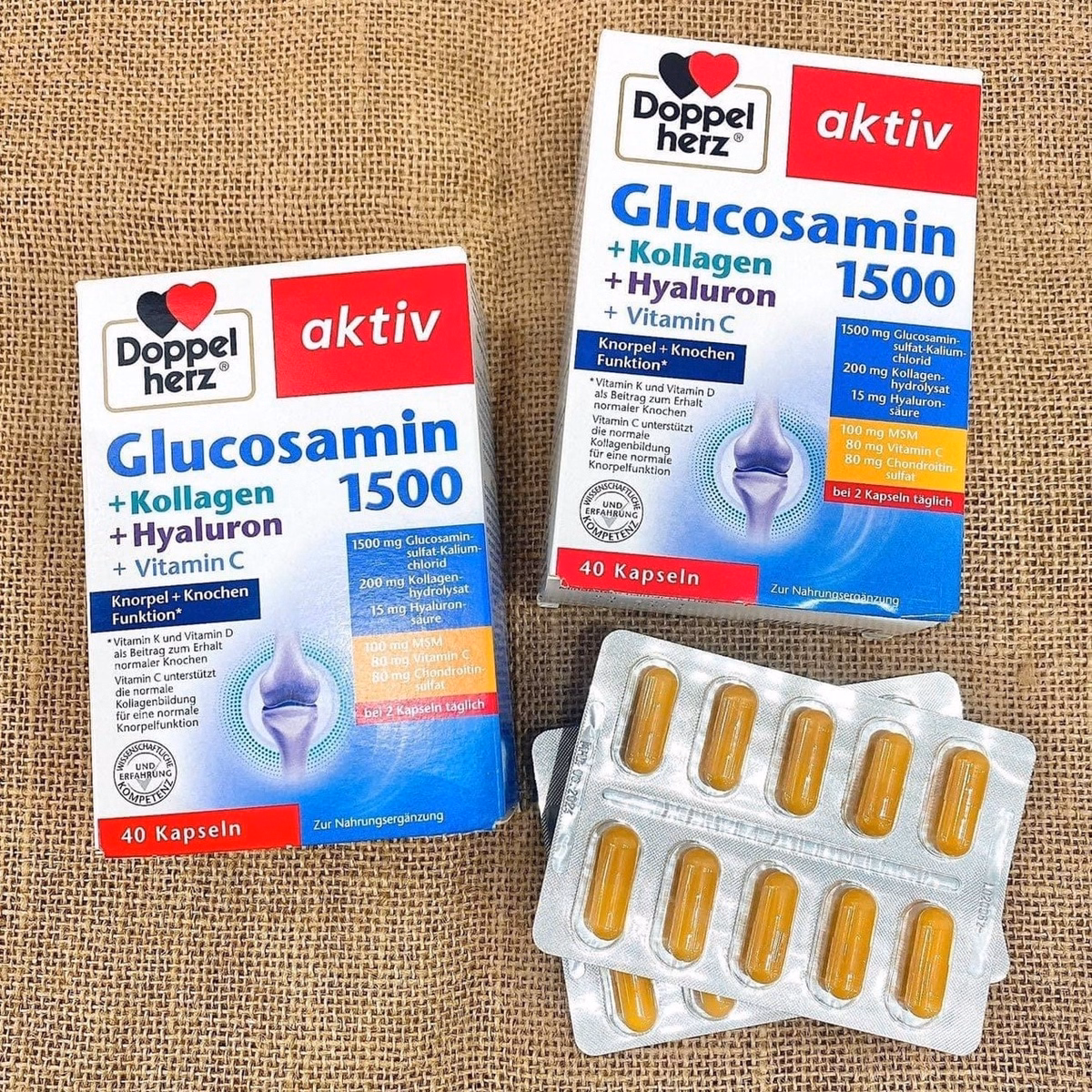 Viên Uống Bổ Xương Khớp Đức Glucosamine 1500 - Doppelherz - Ảnh 4