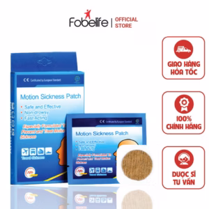 Miếng Dán Motion Sickness Patch Chống Say Tàu Xe Giảm Triệu Chứng Buồn Nôn, Chóng Mặt - Kong Di