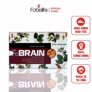 Viên Uống Hỗ Trợ Rối Loạn Tiền Đình Fobrain - Fobelife