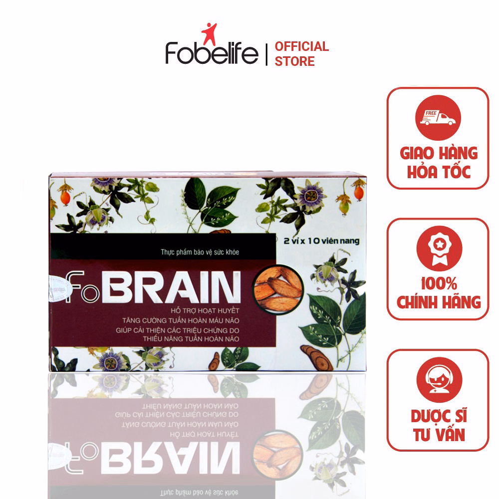 Viên Uống Hỗ Trợ Rối Loạn Tiền Đình Fobrain - Fobelife