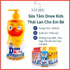 Sữa Tắm Gội Toàn Thân Cho Bé D-Nee Kids, Dnee Chuẩn Thái Lan 400Ml Ctb290 - Bechip