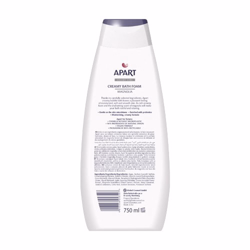 Gel Tắm Tạo Bọt Dưỡng Ẩm, Mềm Mịn Da Chiết Xuất Hoa Mộc Lan 750Ml-Apart - Ảnh 5