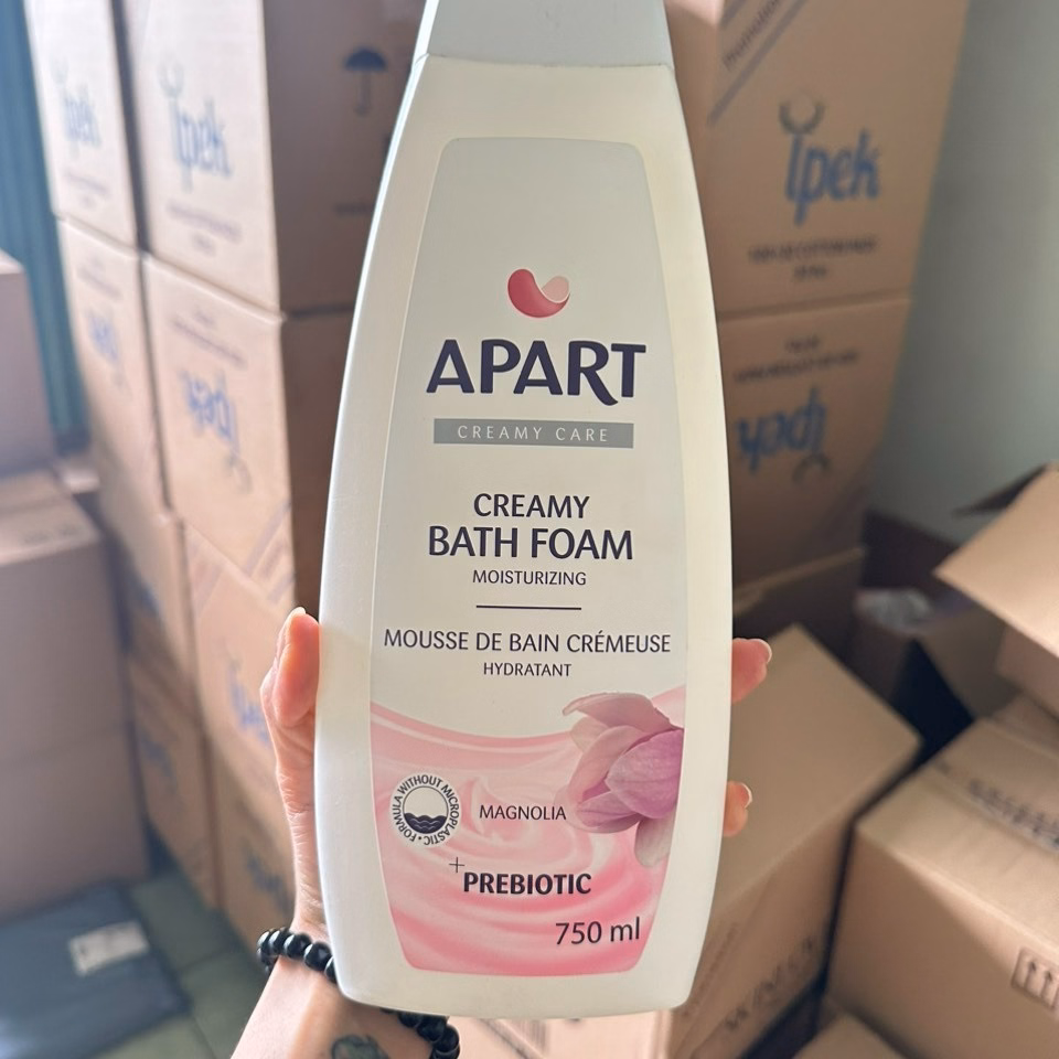 Gel Tắm Tạo Bọt Dưỡng Ẩm, Mềm Mịn Da Chiết Xuất Hoa Mộc Lan 750Ml-Apart - Ảnh 3