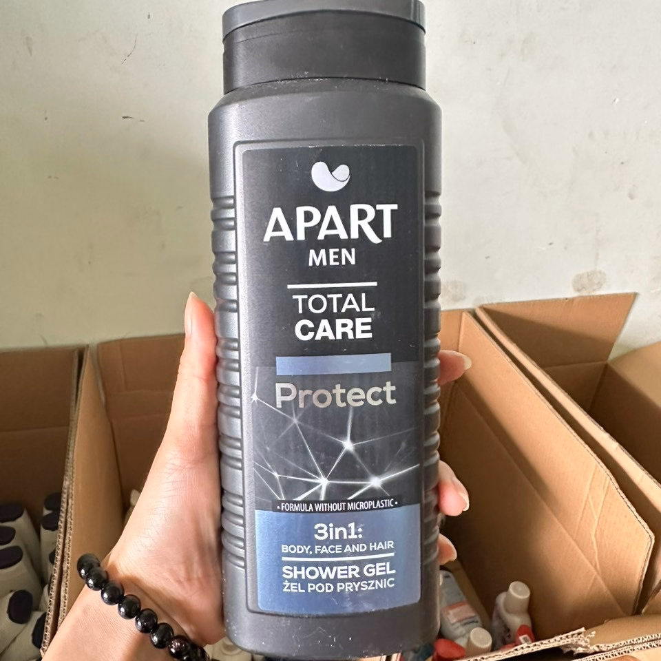 Gel Tắm Nam Dưỡng Ẩm, Bảo Vệ Da 3 Trong 1 500Ml- Apart Men - Ảnh 4