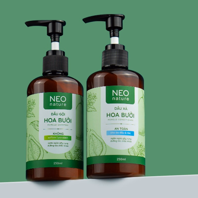 Bộ Đôi (Gội + Xả) Giảm Rụng Hỗ Trợ Mọc Tóc Gồm Dầu Gội Hoa Bưởi (250Ml) & Dầu Xả Hoa Bưởi Neo Nature (250Ml) - Neoneture - Ảnh 2