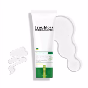 Gel Rửa Mặt Tạo Bọt Troubless Dịu Nhẹ Hỗ Trợ Kiểm Soát Nhờn Mụn, Làm Sạch Sâu 120Ml