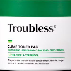 Toner Pad Bông Tẩy Trang Troubless Hỗ Trợ Tẩy Tế Bào Chết, Làm Sạch Sâu, Giảm Mụn, Làm Sáng Da (60 Miếng)