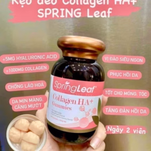 Kẹo Dẻo Collagen Ha + Gummies Springleaf 60 Viên- Springleaf