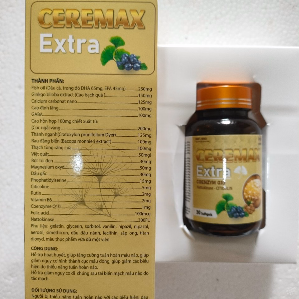 Hoạt Huyết Bổ Não Giảm Đau Đầu Mất Ngủ Suy Nhược Thần Kinh Vai Gáy,Tê Bì Chân Tay,Tiền Đình - Bsc - Ảnh 4