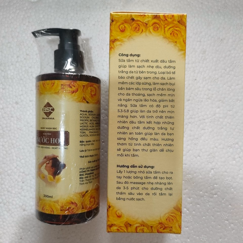Sữa Tắm Nước Hoa Dưỡng Trắng Mịn Màng Ngát Hương - Bsc - Ảnh 6