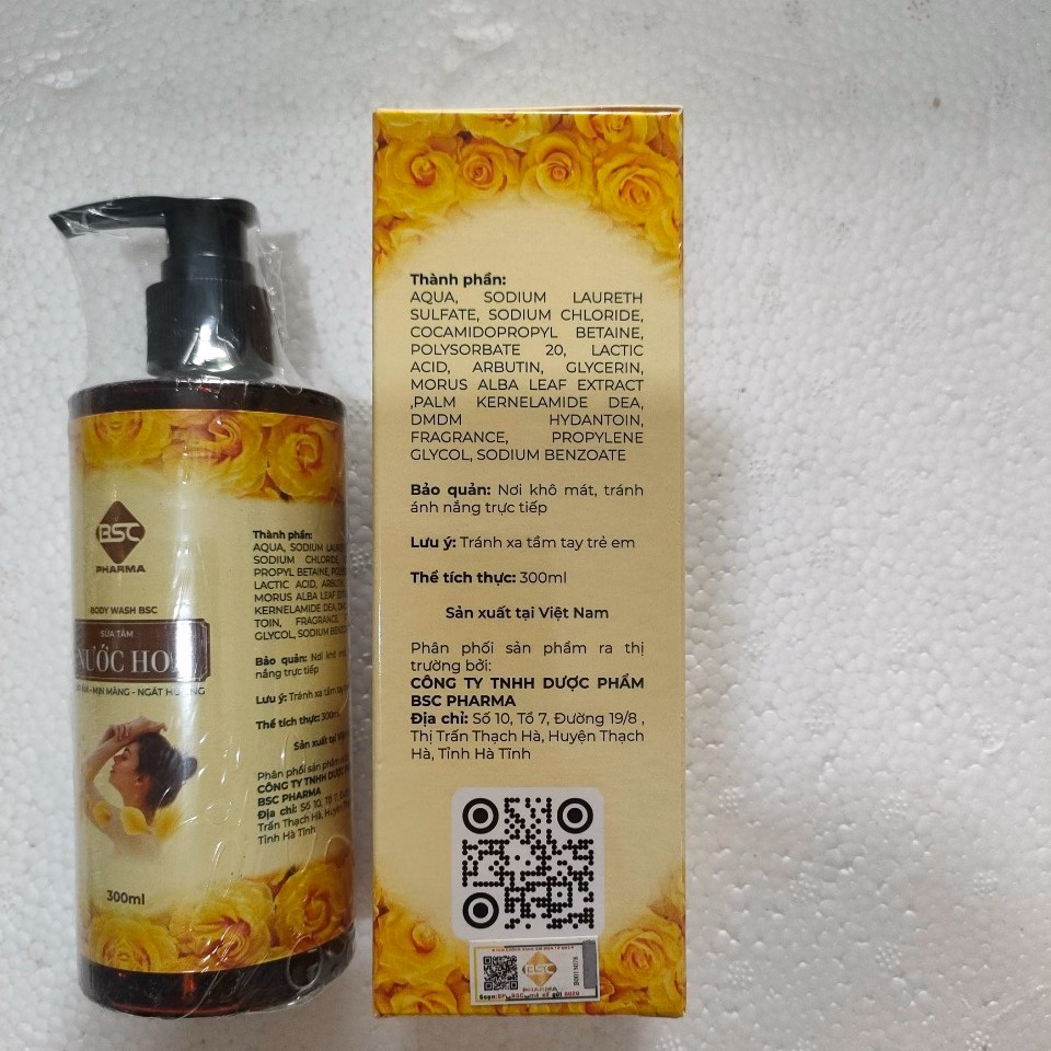 Sữa Tắm Nước Hoa Dưỡng Trắng Mịn Màng Ngát Hương - Bsc - Ảnh 4