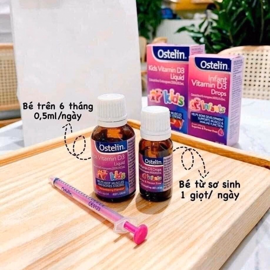 Vitamin D3 Nhỏ Giọt Úc - Ostelin - Ảnh 4
