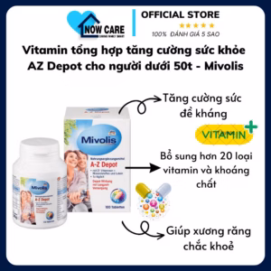 Vitamin Tổng Hợp Tăng Cường Sức Khỏe Tổng Thể Az Depot Cho Người Dưới 50 Tuổi - Mivolis
