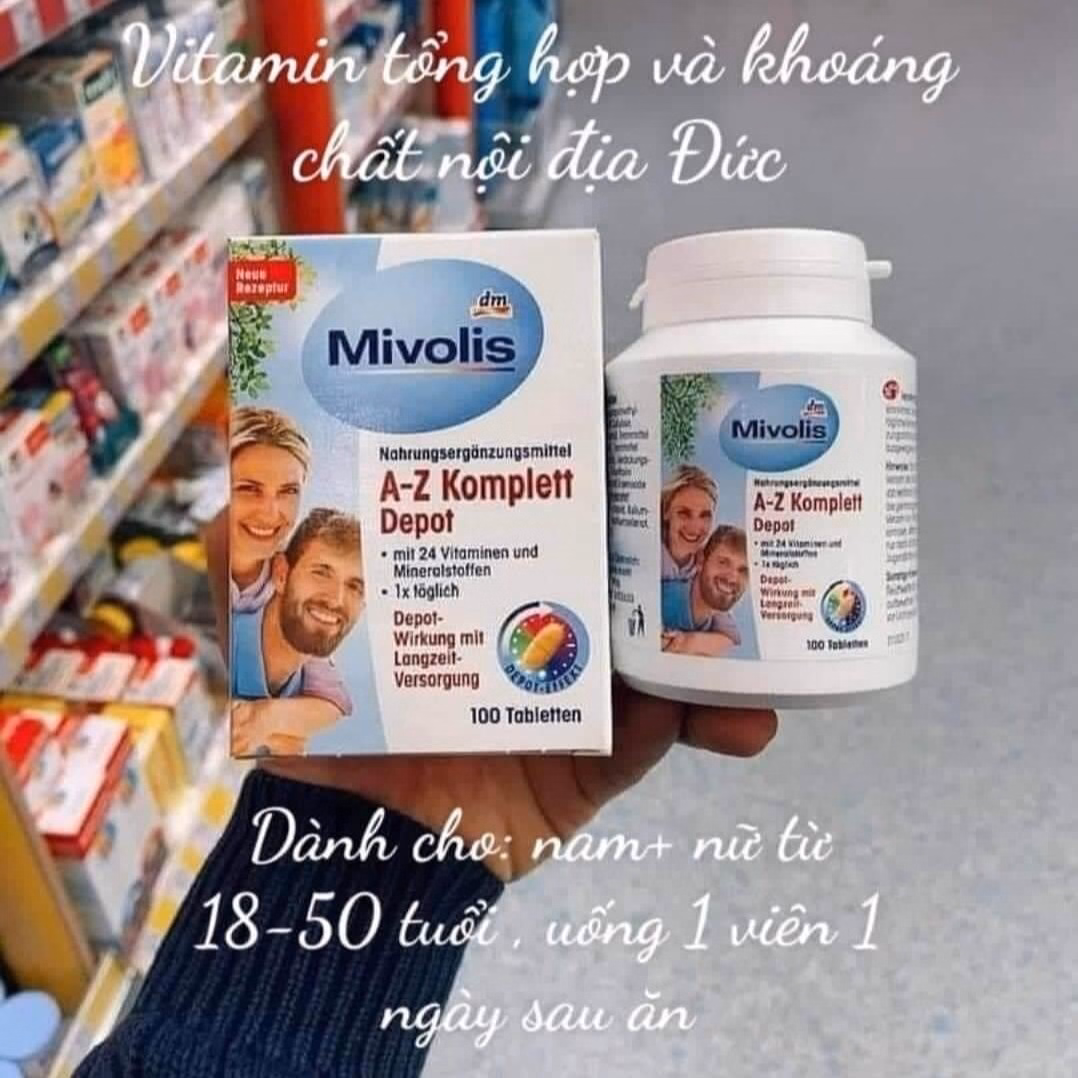 Vitamin Tổng Hợp Tăng Cường Sức Khỏe Tổng Thể Az Depot Cho Người Dưới 50 Tuổi - Mivolis - Ảnh 3