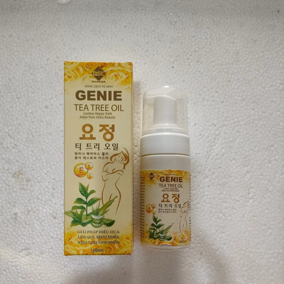 Dung Dịch Vệ Sinh Genie Tea Tree Oil Ngừa Kháng Khuẩn Ngừa Viêm ,Ngứa 100Ml - Bsc - Ảnh 5