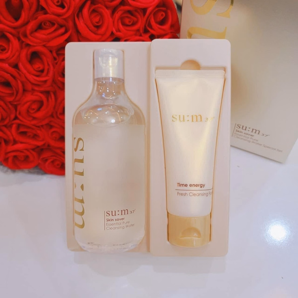 Tẩy Trang Sum Đa Tính Năng 3 Trong 1 Full Size 400Ml Tặng Sữa Rửa Mặt100Ml - Sum - Ảnh 4