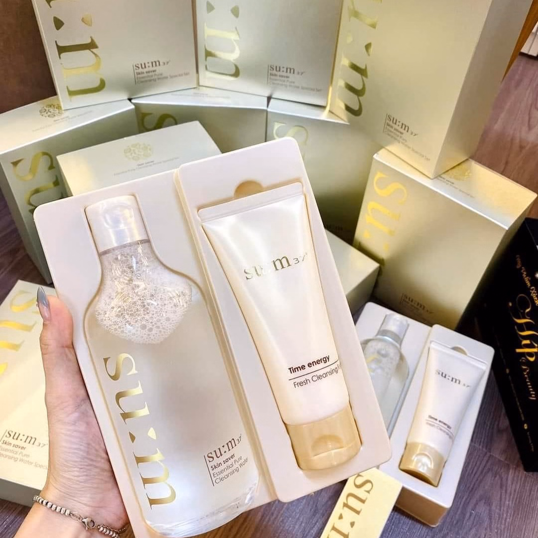 Tẩy Trang Sum Đa Tính Năng 3 Trong 1 Full Size 400Ml Tặng Sữa Rửa Mặt100Ml - Sum - Ảnh 5