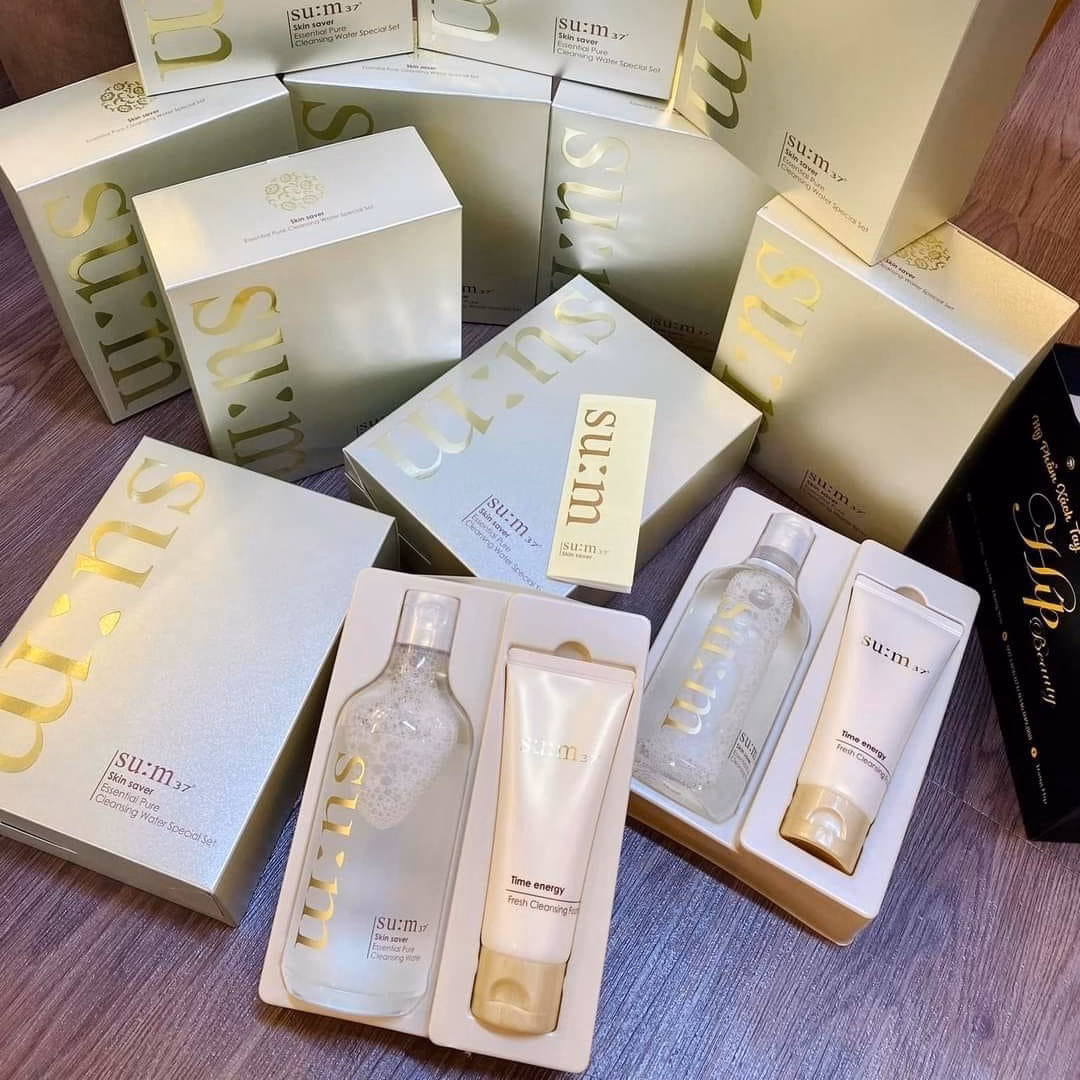 Tẩy Trang Sum Đa Tính Năng 3 Trong 1 Full Size 400Ml Tặng Sữa Rửa Mặt100Ml - Sum - Ảnh 6