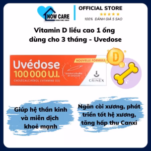 Vitamin D Liều Cao 1 Ống Dùng Cho 3 Tháng - Uvedose