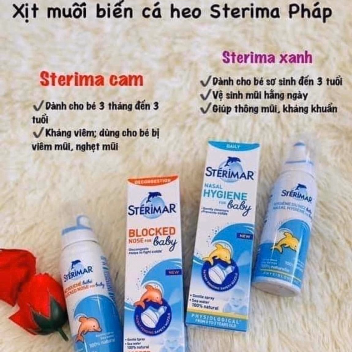Xịt Mũi Cá Heo Pháp - Sterimar - Ảnh 7