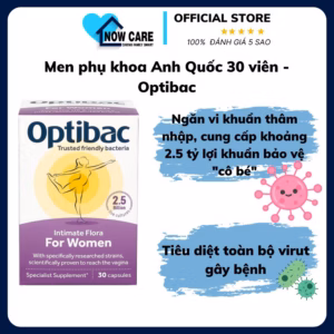 Men Phụ Khoa Anh Quốc 30 Viên - Optibac