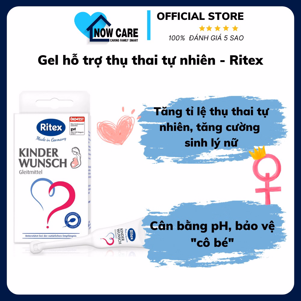 Gel Hỗ Trợ Thụ Thai Tự Nhiên - Ritex