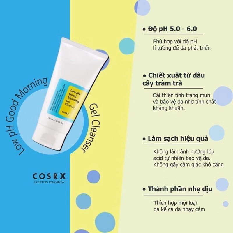 Gel Rửa Mặt Hàn Quốc Good Morning - Cosrx - Ảnh 4
