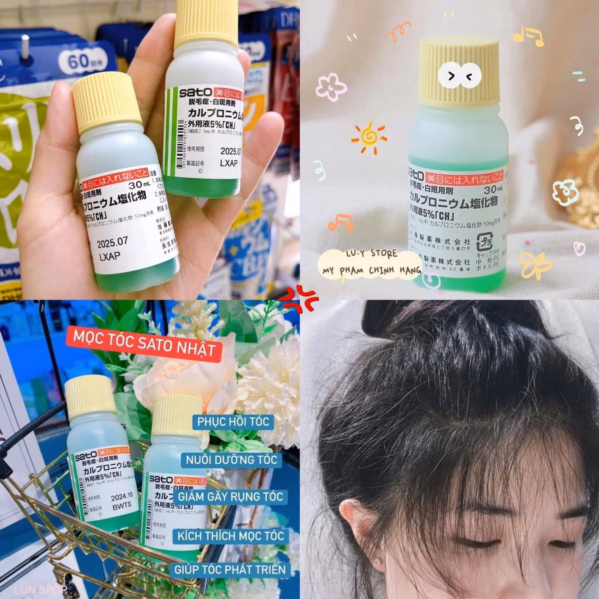 Tinh Chất Mọc Tóc Nhật Bản - Sato - Ảnh 9