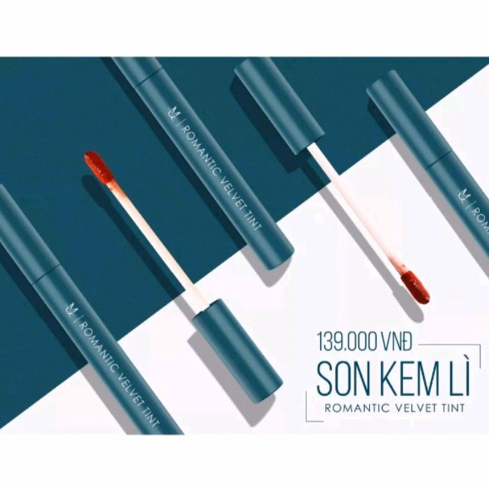 Son Kem Lì Romantic Velvet Tint - Shop Mẹ Bống - Ảnh 3