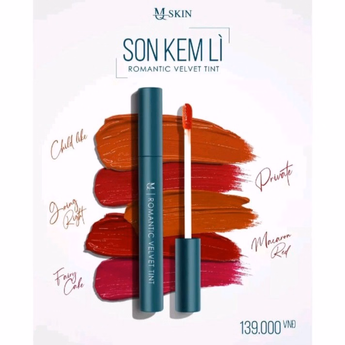Son Kem Lì Romantic Velvet Tint - Shop Mẹ Bống - Ảnh 5