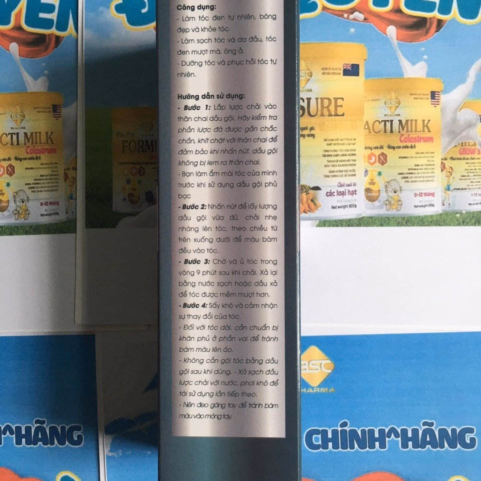 Dầu Gội Phủ Bạc Collagen Tóc Đen Tự Nhiên ,Nuôi Dưỡng Phục Hồi Tóc Yếu Hư Tổn - Bsc - Ảnh 4