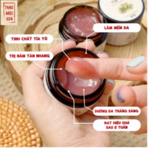 Mặt Nạ Tía Tô Trắng Sáng Giảm Thâm Nám, Mịn Da 50G - Gdn