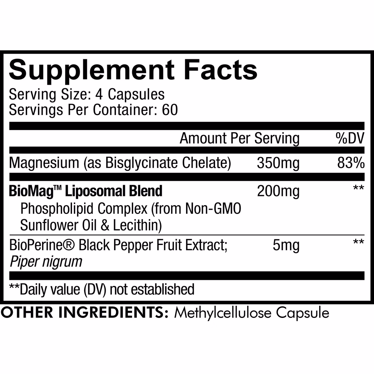 Viên Uống Liposomal Magnesium Glycinate - Codeage - Ảnh 2