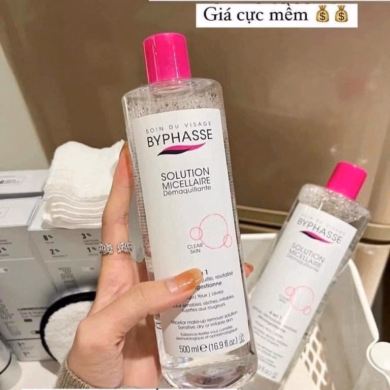 Nước Tẩy Trang Không Cồn 3 In 1 500Ml Byphasse Kt1-Gdn - Ảnh 2