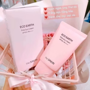Kem Chống Nắng Giảm Dầu, Nâng Tone Da Sáng Hồng Pink Sun Cream Ex Spf50+/Pa++++ - The Saem Kt1- Gdn