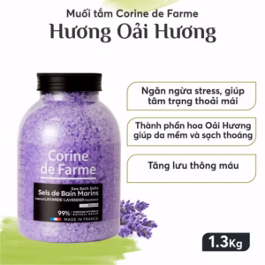 Muối Tắm Hương Oải Hương Thư Giãn Da 1.3Kg- Corine De Farme