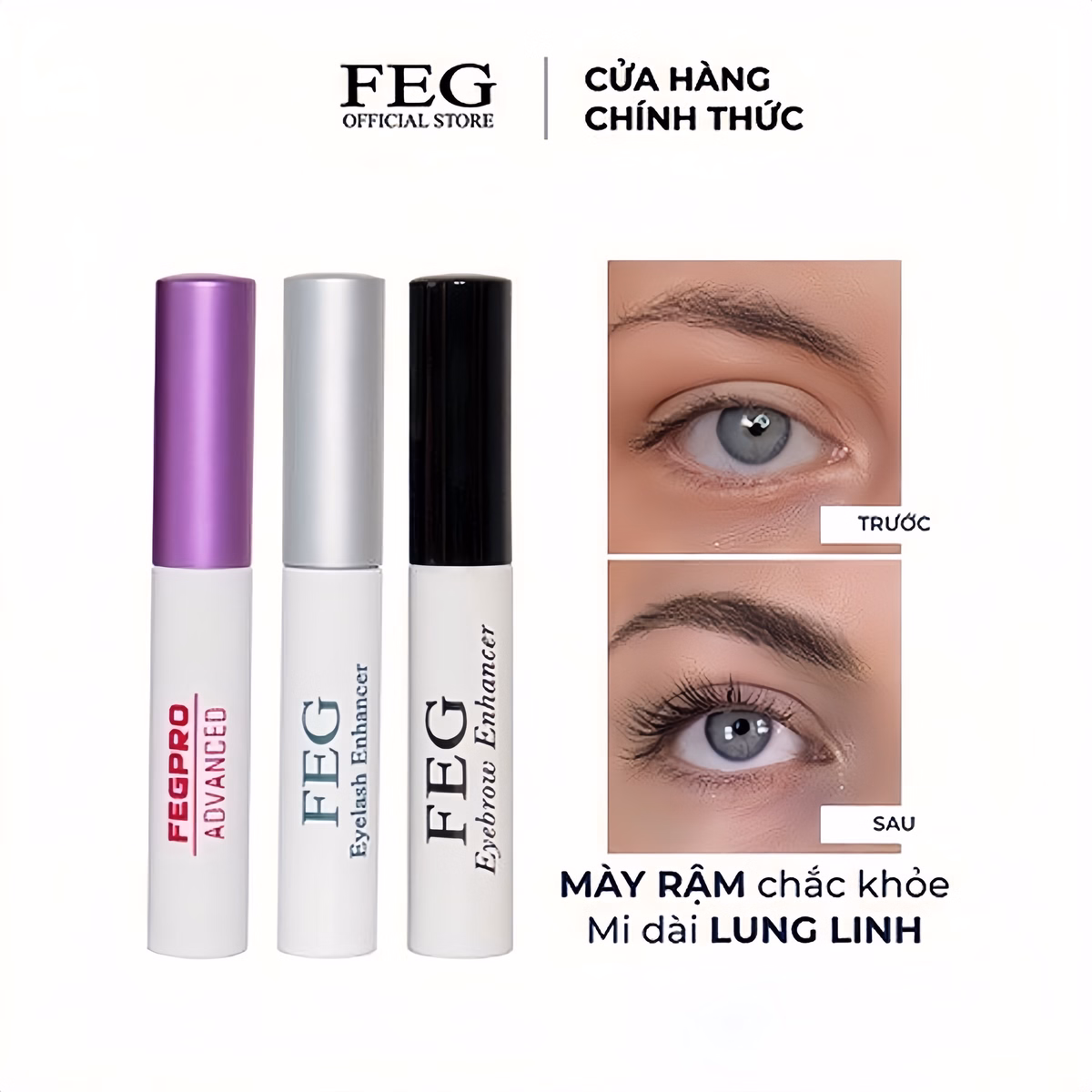 Dưỡng Mi Feg Eyelash - Mi Dài Lung Linh, Chắc Khỏe - Mỹ Phẩm 24H