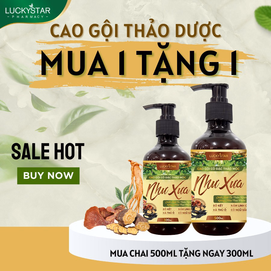 Cao Gội Cô Đặc Thảo Mộc Như Xưa - Lucky Star - Ảnh 3