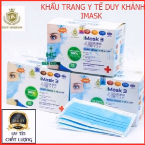 Hộp 50 Cái Khẩu Trang Y Tế Chọn Màu 4 Lớp Imask Duy Khánh Ctb130 - Bechip