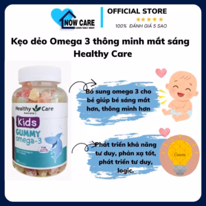 Kẹo Dẻo Omega 3 Thông Minh Mắt Sáng - Healthy Care