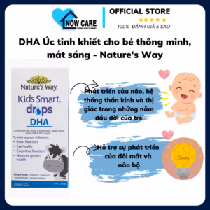 Dha Úc Tinh Khiết Cho Bé Thông Minh, Mắt Sáng - Nature'S Way