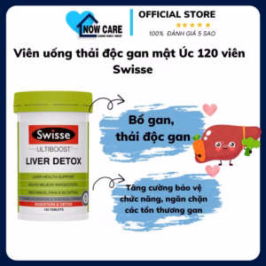 Viên Uống Thải Độc Gan Mật Úc 120 Viên - Swisse