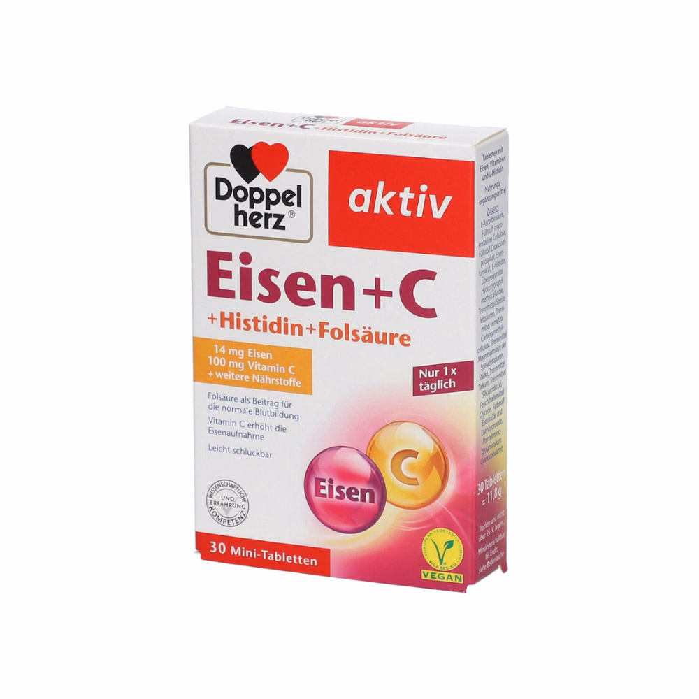 Viên Sắt Hữu Cơ Nội Địa Đức - Doppelherz - Ảnh 2