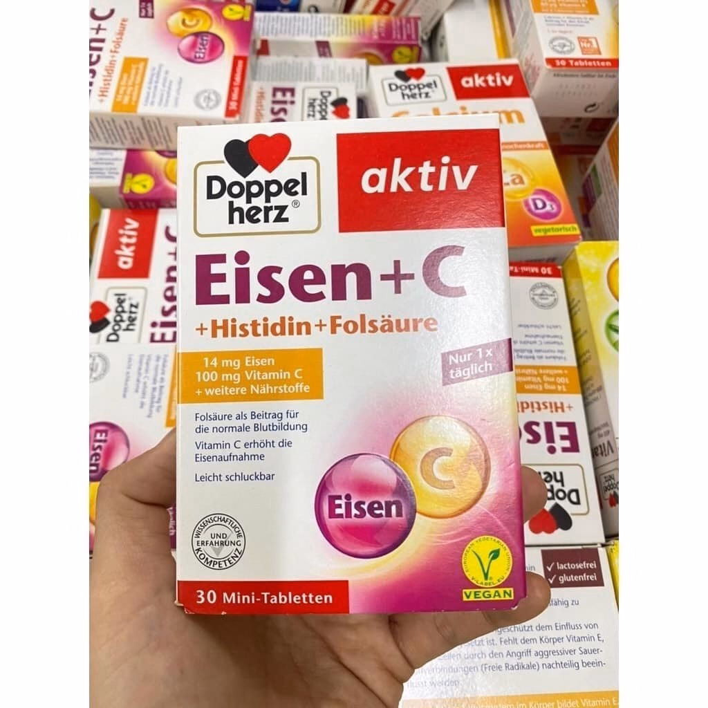 Viên Sắt Hữu Cơ Nội Địa Đức - Doppelherz - Ảnh 3