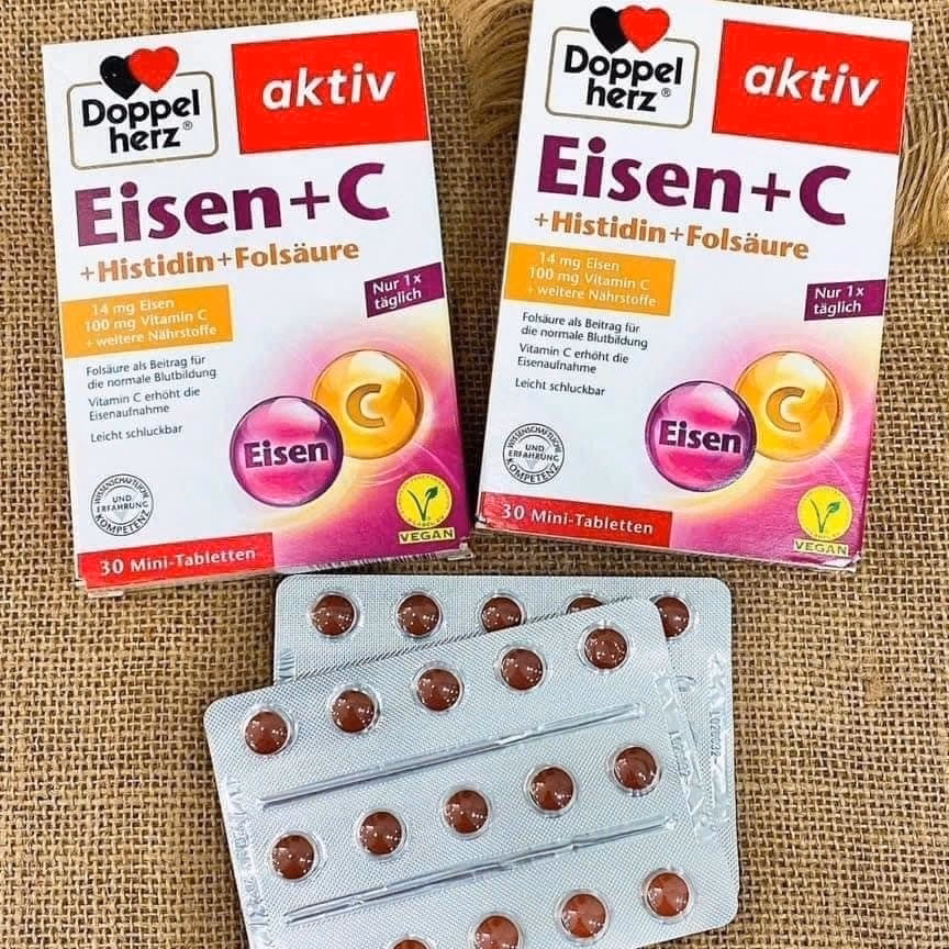 Viên Sắt Hữu Cơ Nội Địa Đức - Doppelherz - Ảnh 4