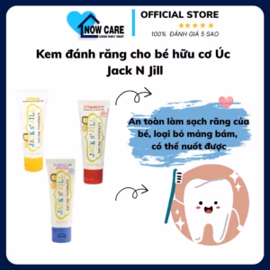 Kem Đánh Răng Cho Bé Hữu Cơ Úc - Jack N Jill