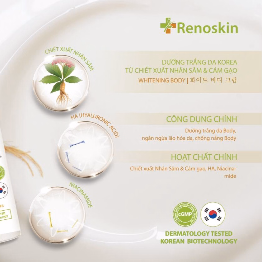 Kem Dưỡng Trắng Whitening Body Hàn Quốc - 250G - Ảnh 2
