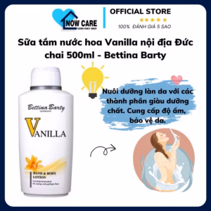 Sữa Tắm Nước Hoa Vanilla Nội Địa Đức 500Ml - Bettina Barty