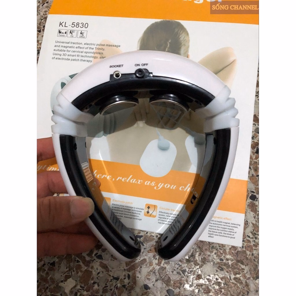 Máy Massage Cổ Vai Gáy Đa Chiều - Silver - Ảnh 5